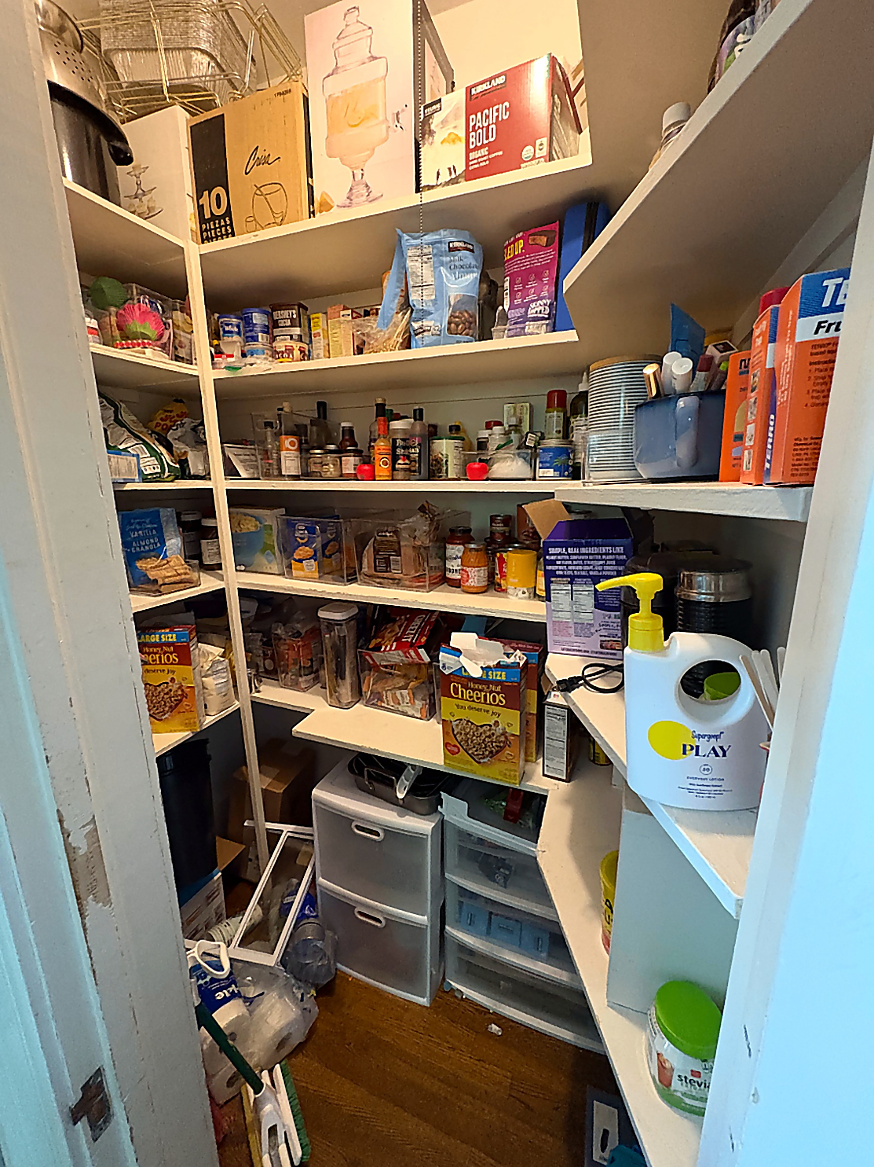 Pantry before
